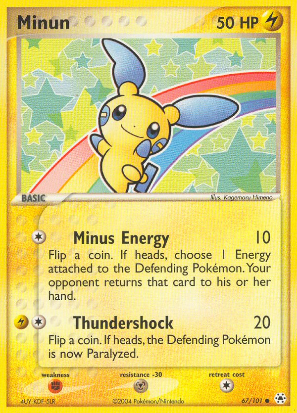 Minun — Hidden Legends #067 / 101