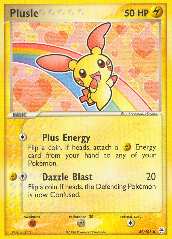 Plusle — Hidden Legends #069 / 101