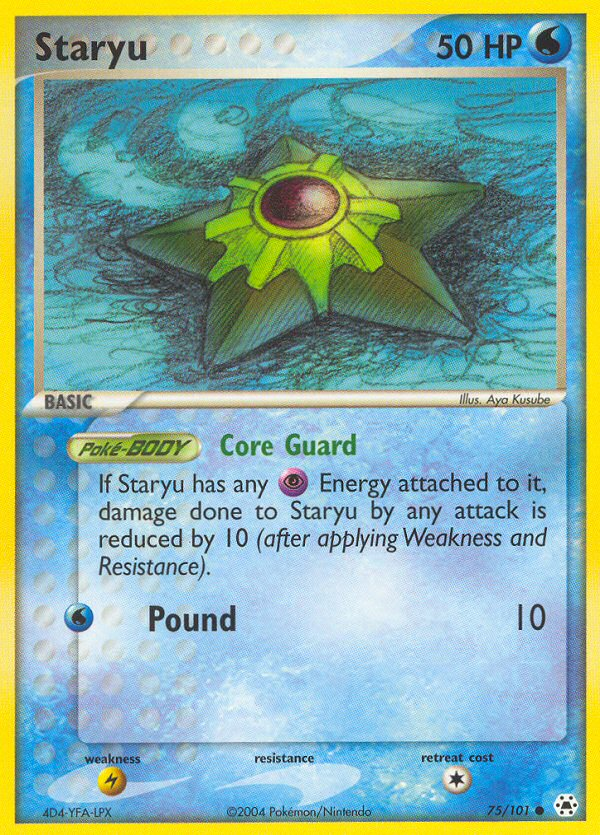 Staryu — Hidden Legends #075 / 101