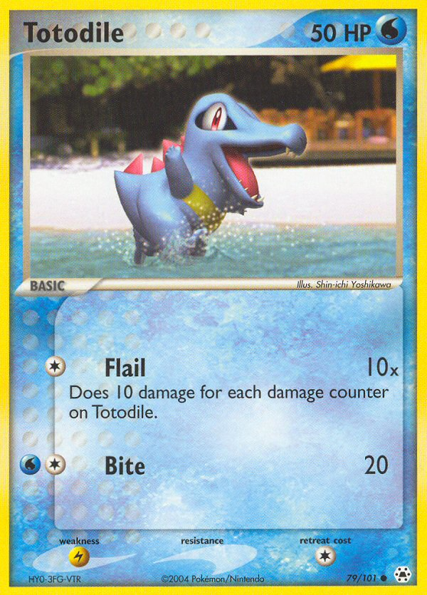 Totodile — Hidden Legends #079 / 101