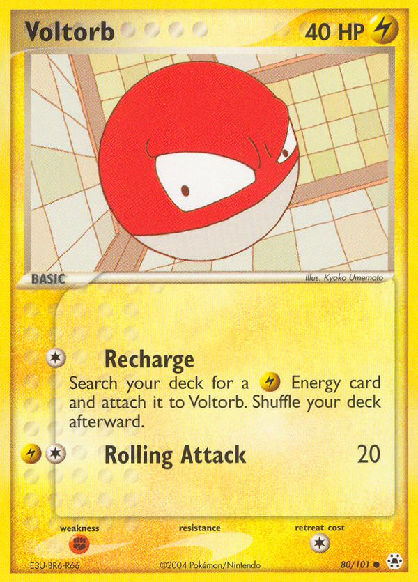 Voltorb — Hidden Legends #080 / 101