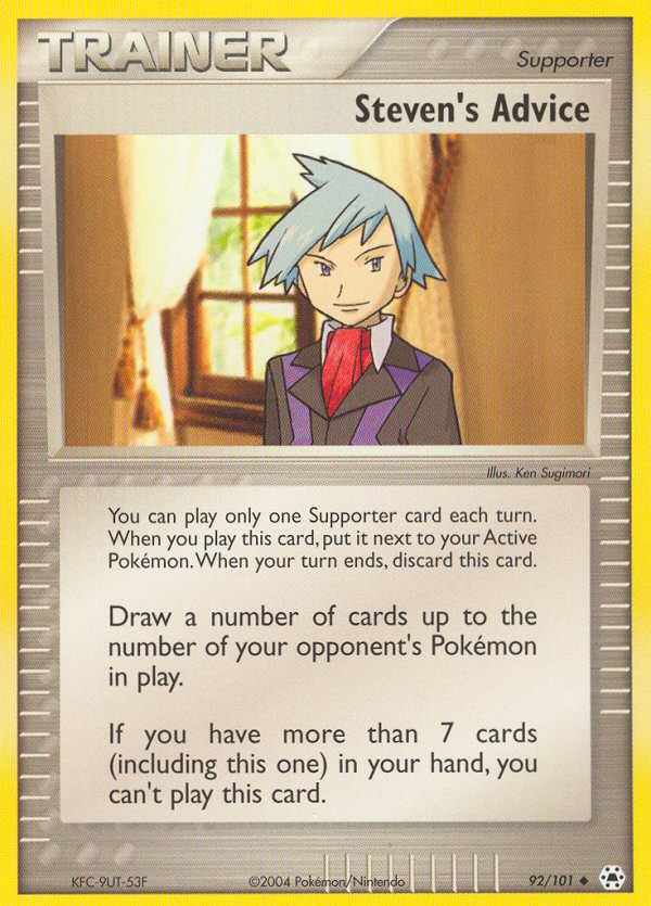 Steven's Advice — Hidden Legends #092 / 101