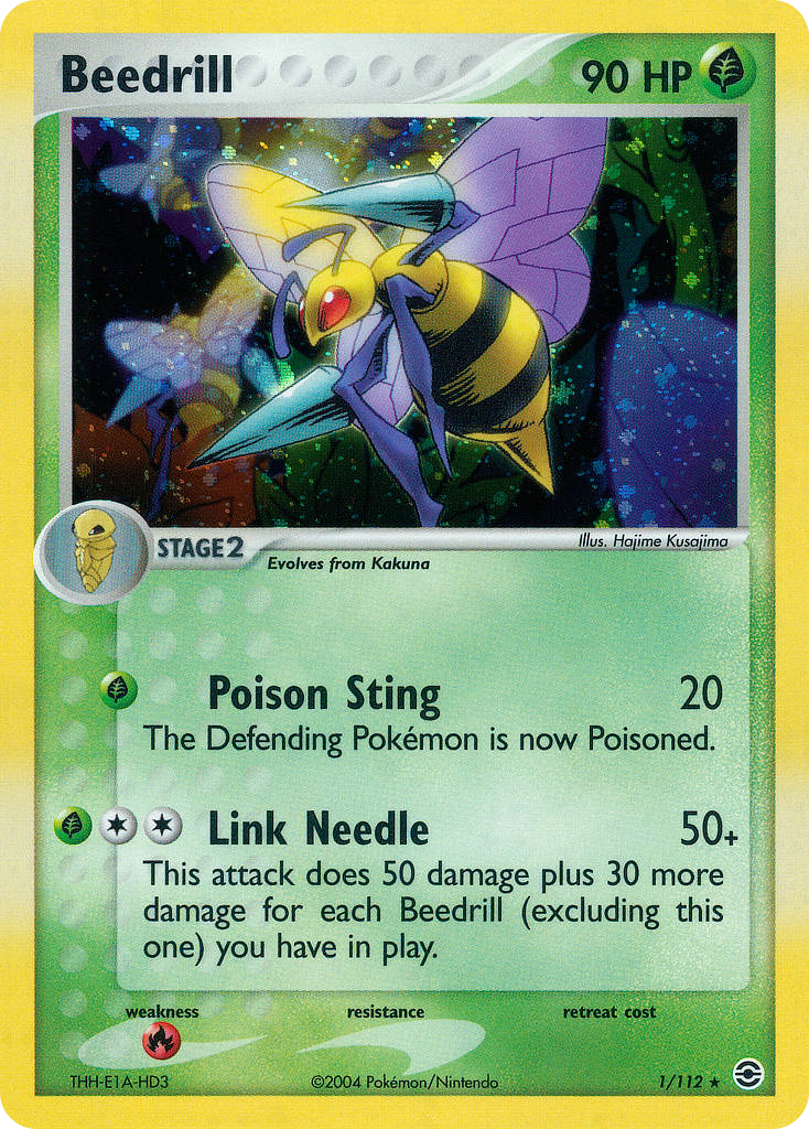 Beedrill — FireRed & LeafGreen #001 / 112