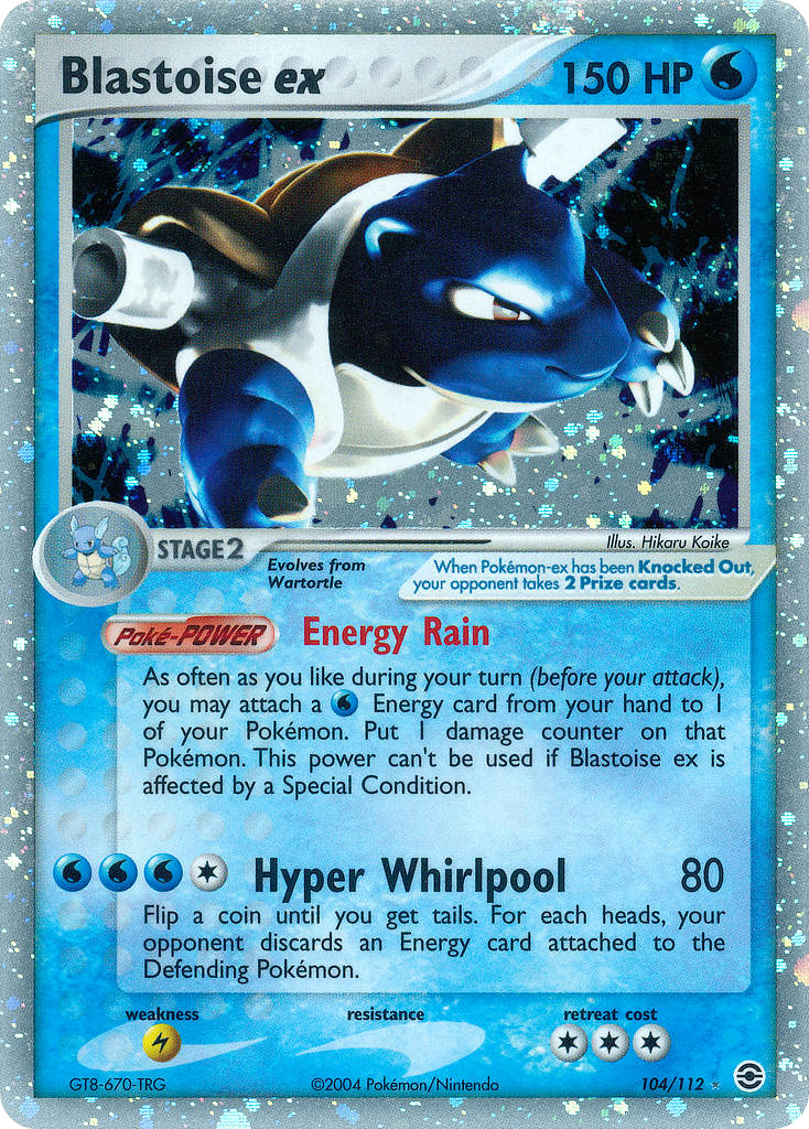 Blastoise ex — FireRed & LeafGreen #104 / 112