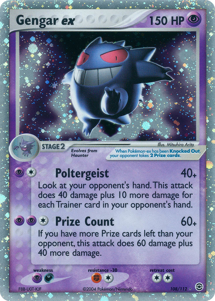 Gengar ex — FireRed & LeafGreen #108 / 112