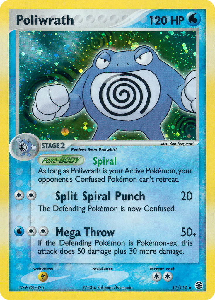 Poliwrath — FireRed & LeafGreen #011 / 112