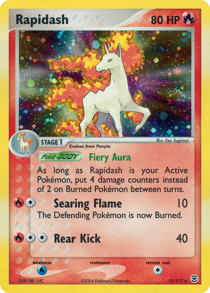 Rapidash — FireRed & LeafGreen #013 / 112