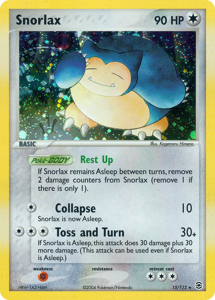 Snorlax — FireRed & LeafGreen #015 / 112