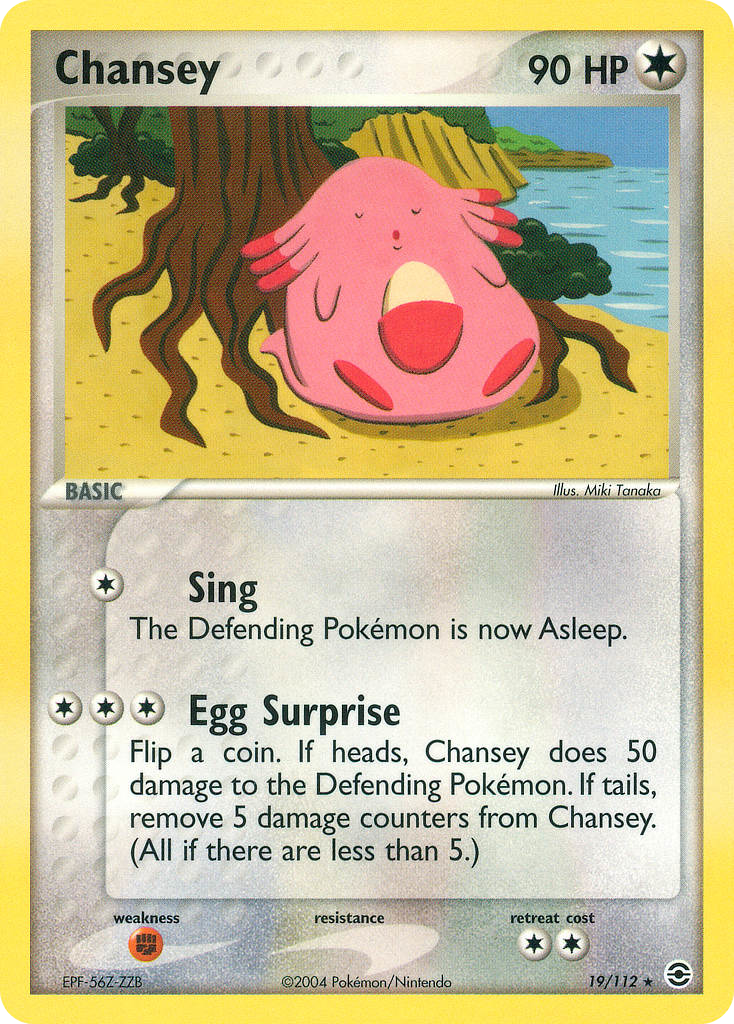Chansey — FireRed & LeafGreen #019 / 112