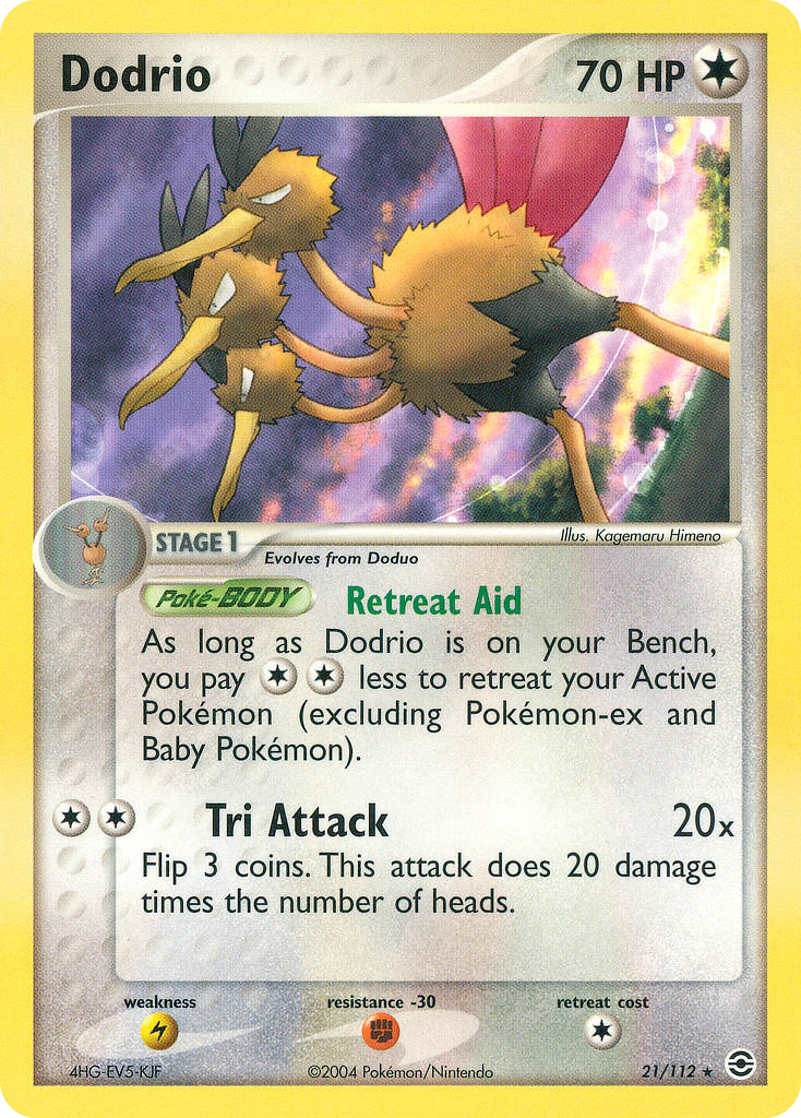 Dodrio — FireRed & LeafGreen #021 / 112
