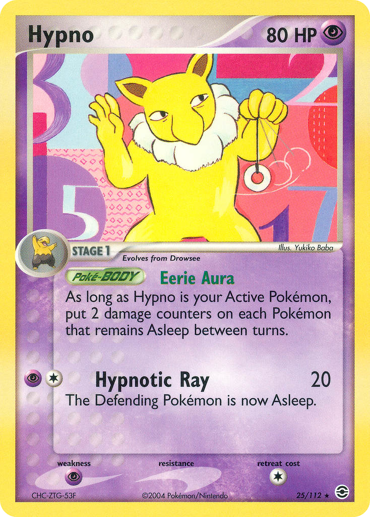 Hypno — FireRed & LeafGreen #025 / 112
