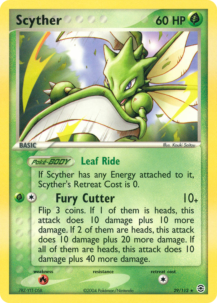 Scyther — FireRed & LeafGreen #029 / 112