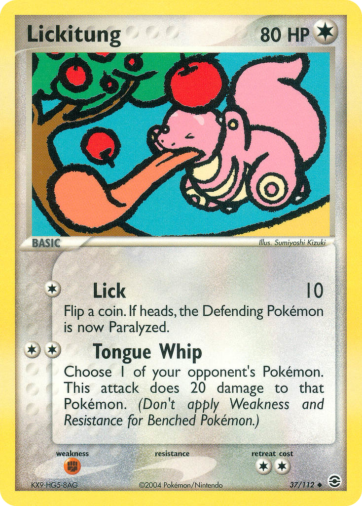 Lickitung — FireRed & LeafGreen #037 / 112