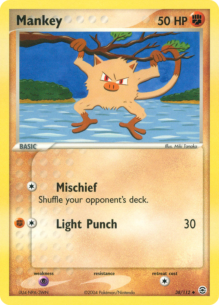 Mankey — FireRed & LeafGreen #038 / 112