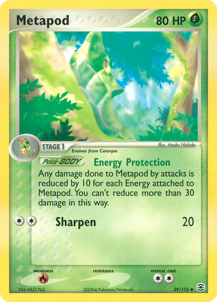 Metapod — FireRed & LeafGreen #039 / 112