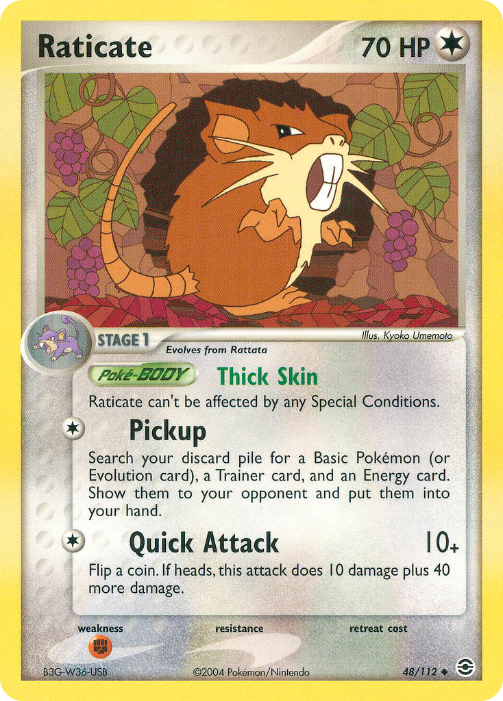 Raticate — FireRed & LeafGreen #048 / 112