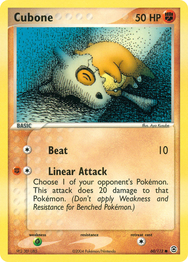 Cubone — FireRed & LeafGreen #060 / 112
