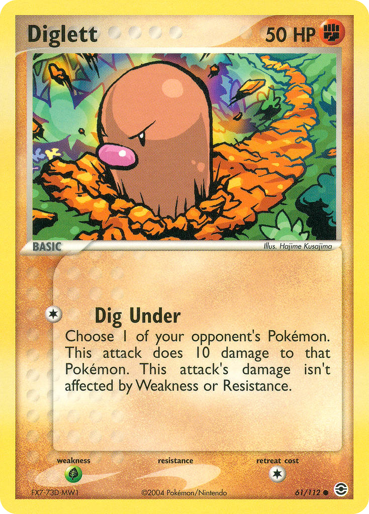 Diglett — FireRed & LeafGreen #061 / 112