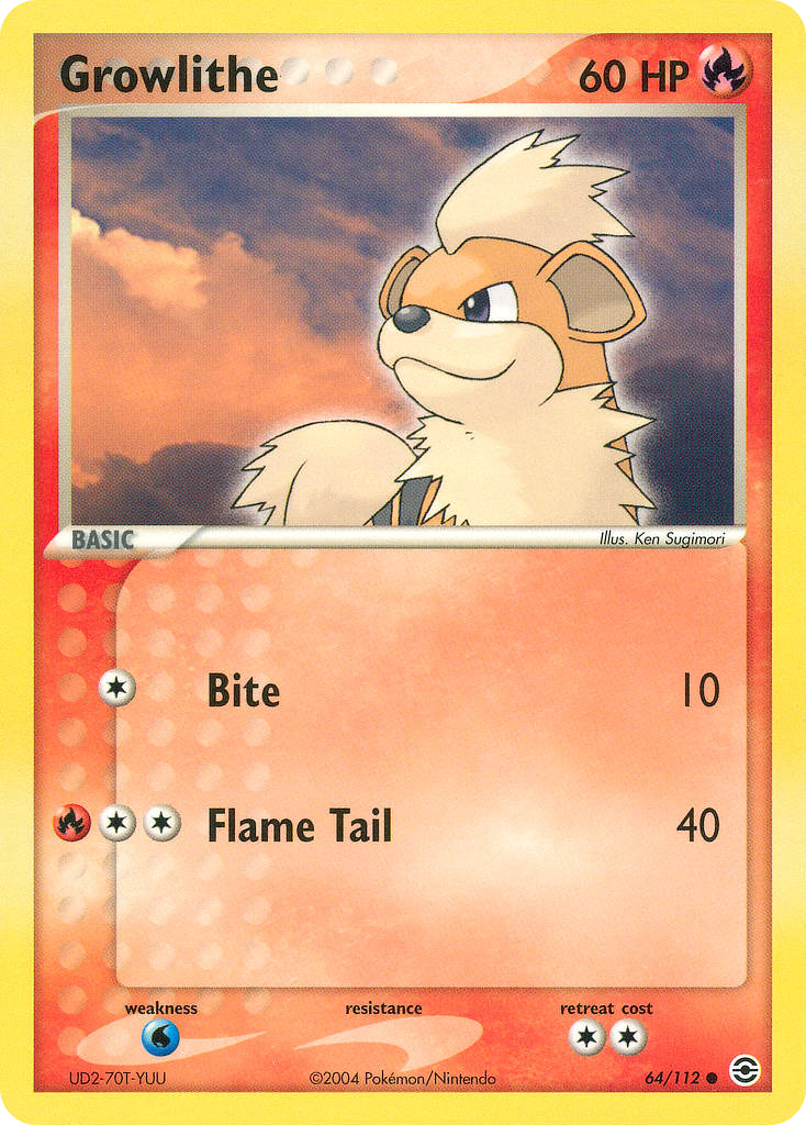 Growlithe — FireRed & LeafGreen #064 / 112