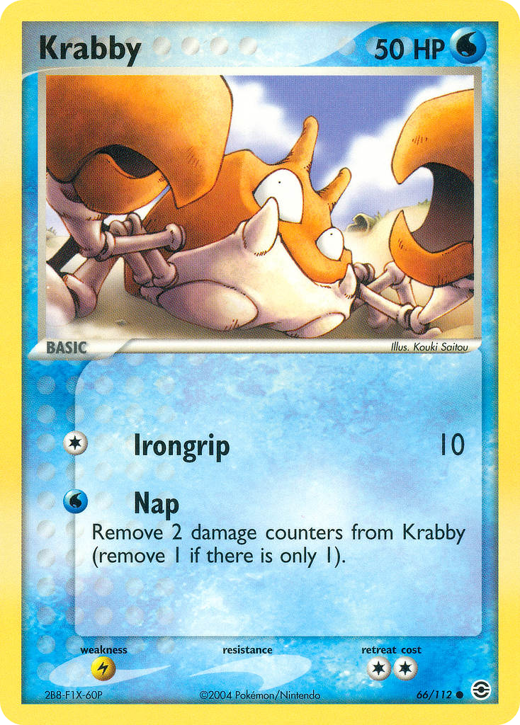 Krabby — FireRed & LeafGreen #066 / 112