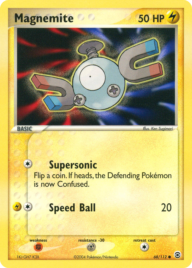 Magnemite — FireRed & LeafGreen #068 / 112