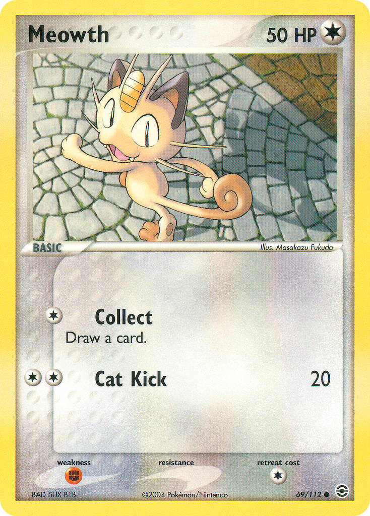 Meowth — FireRed & LeafGreen #069 / 112