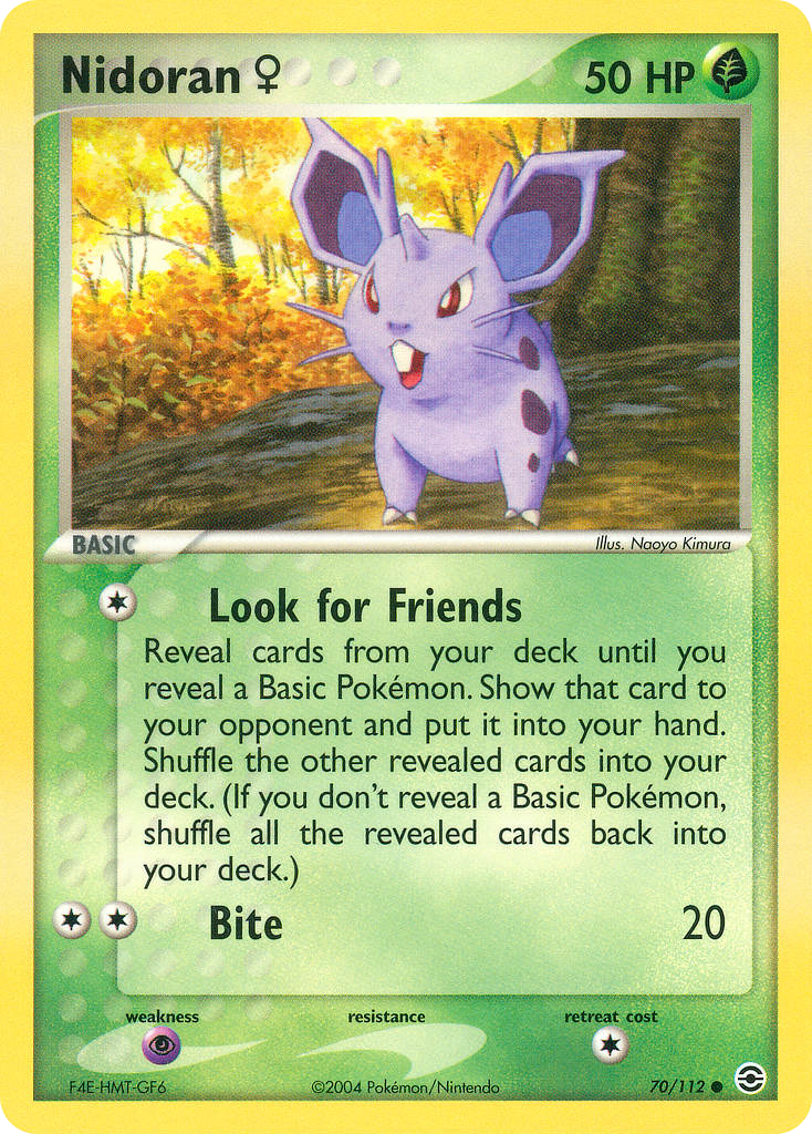 Nidoran ♀ — FireRed & LeafGreen #070 / 112