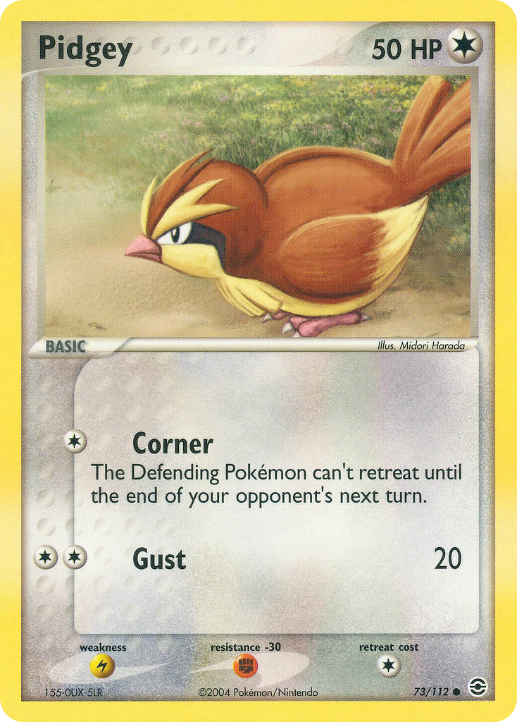 Pidgey — FireRed & LeafGreen #073 / 112