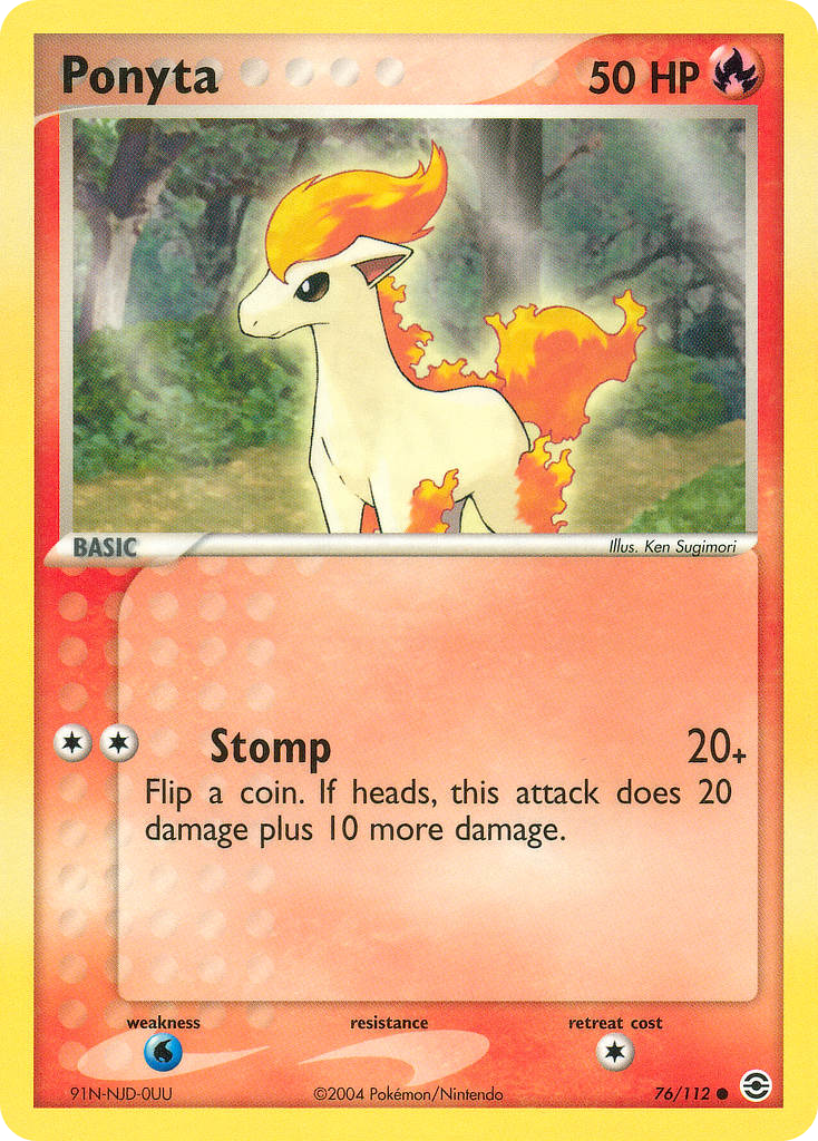 Ponyta — FireRed & LeafGreen #076 / 112
