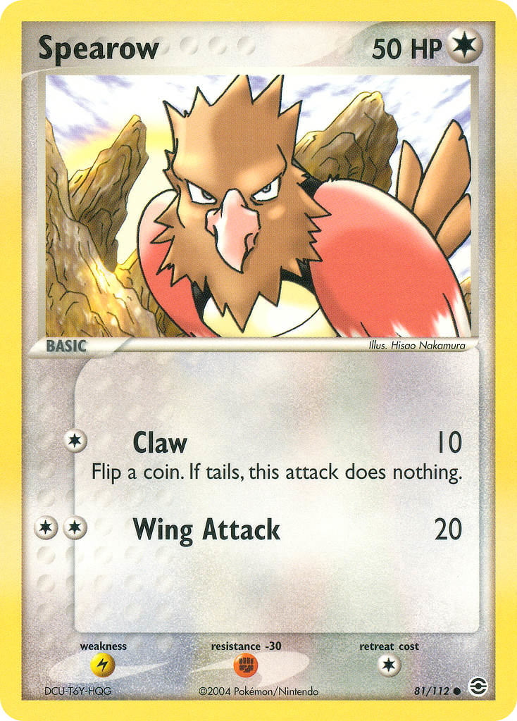 Spearow — FireRed & LeafGreen #081 / 112