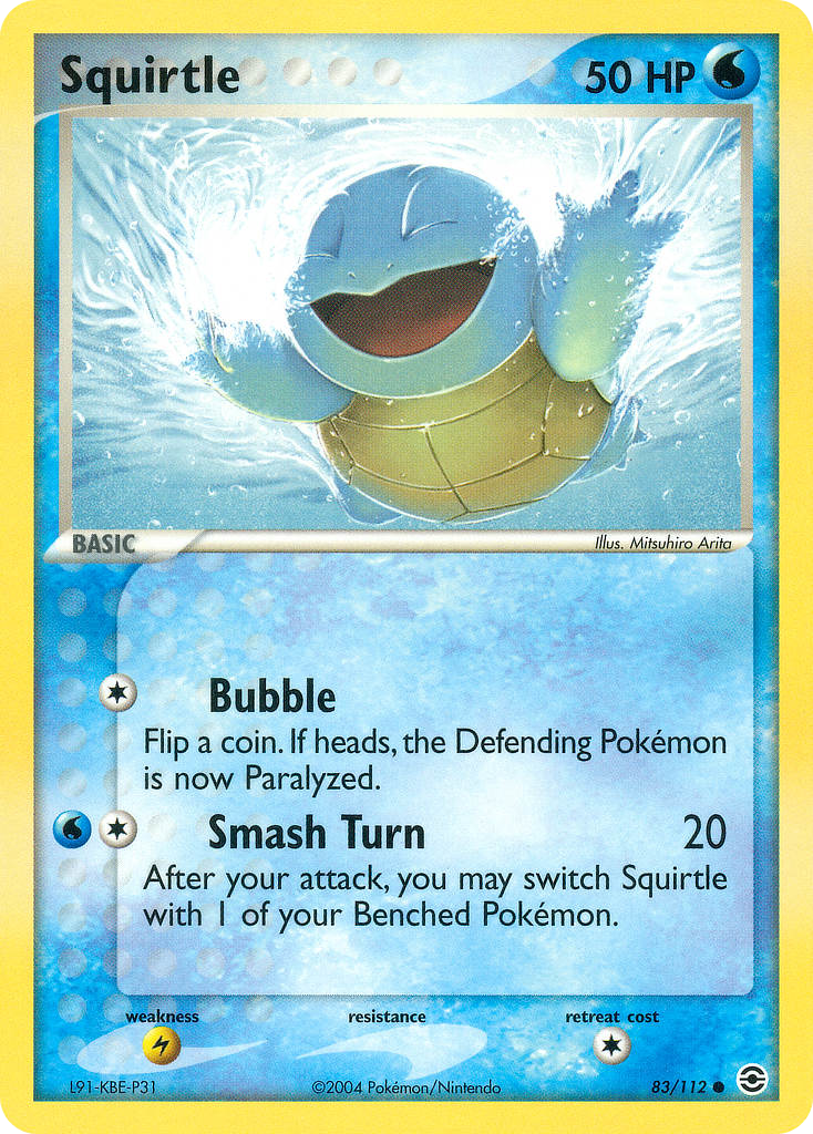 Squirtle — FireRed & LeafGreen #083 / 112