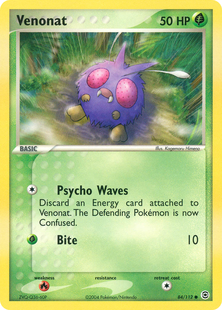 Venonat — FireRed & LeafGreen #084 / 112
