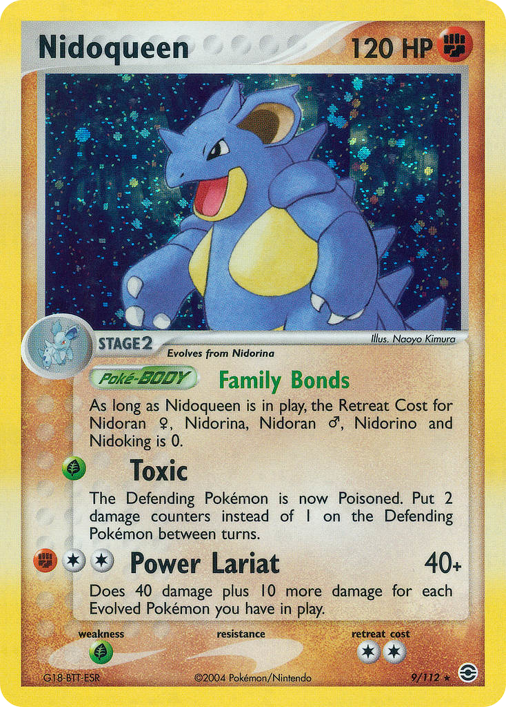Nidoqueen — FireRed & LeafGreen #009 / 112