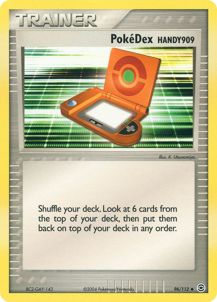 PokéDex HANDY909 — FireRed & LeafGreen #096 / 112