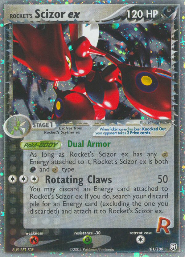 Rocket's Scizor ex — Team Rocket Returns #101 / 109