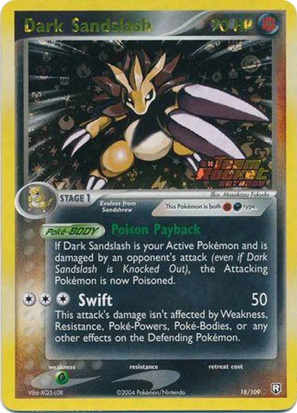 Dark Sandslash — Team Rocket Returns #018 / 109