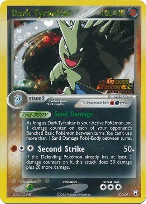 Dark Tyranitar — Team Rocket Returns #020 / 109