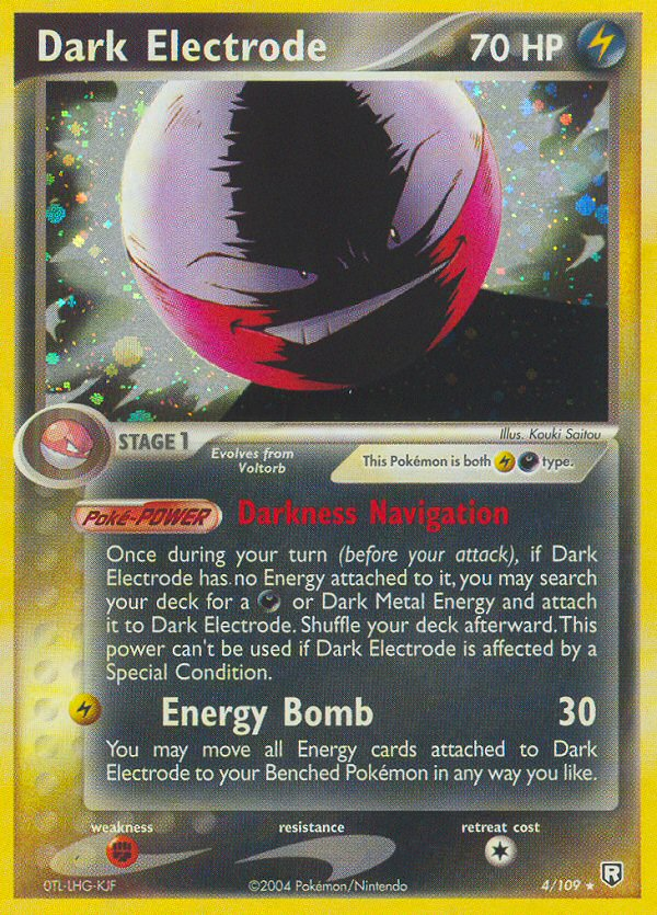 Dark Electrode — Team Rocket Returns #004 / 109