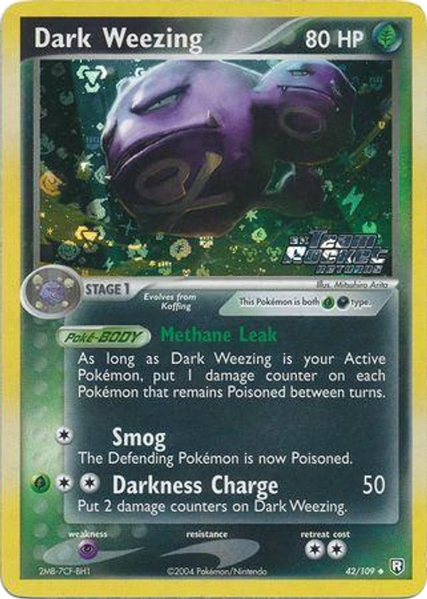 Dark Weezing — Team Rocket Returns #042 / 109