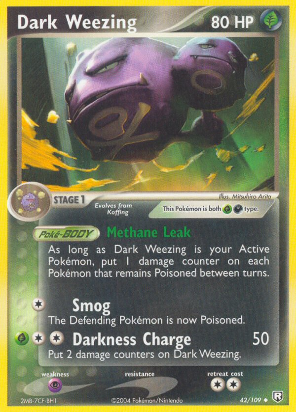 Dark Weezing — Team Rocket Returns #042 / 109