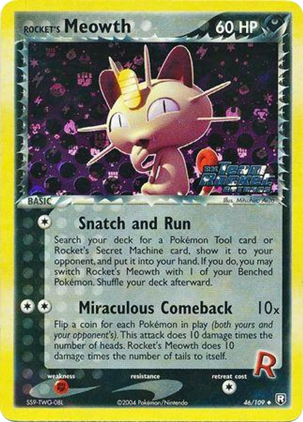 Rocket's Meowth — Team Rocket Returns #046 / 109