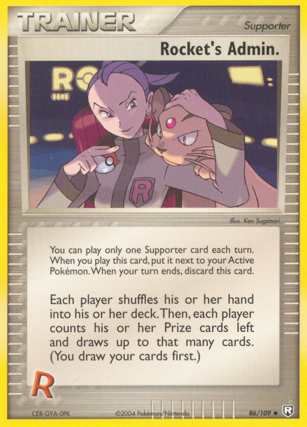 Rocket's Admin. — Team Rocket Returns #086 / 109