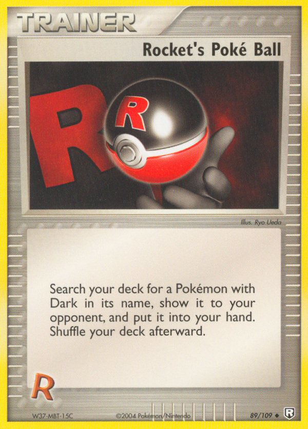 Rocket's Poké Ball — Team Rocket Returns #089 / 109
