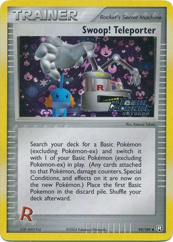 Swoop! Teleporter — Team Rocket Returns #092 / 109