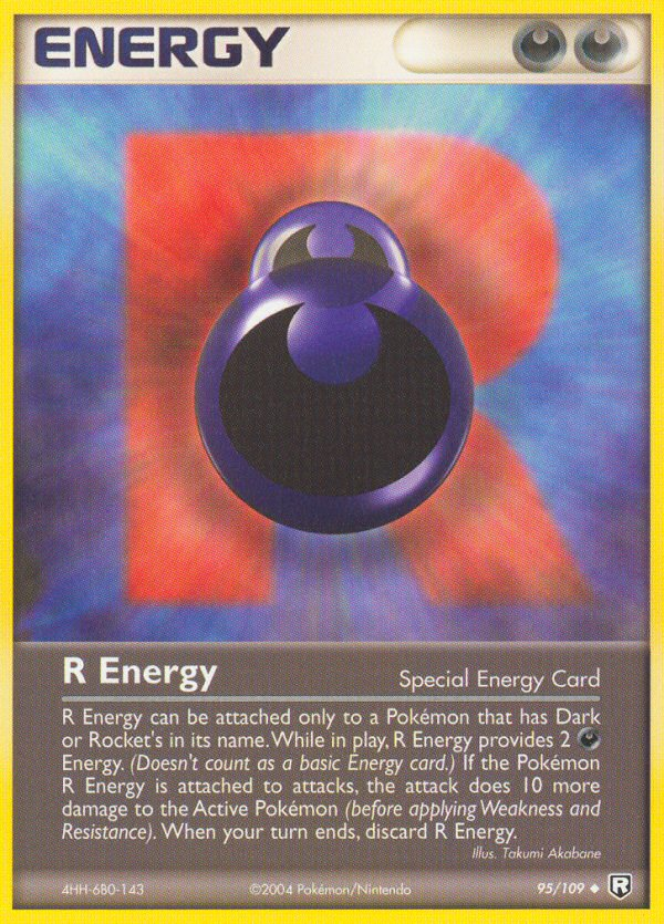 R Energy — Team Rocket Returns #095 / 109