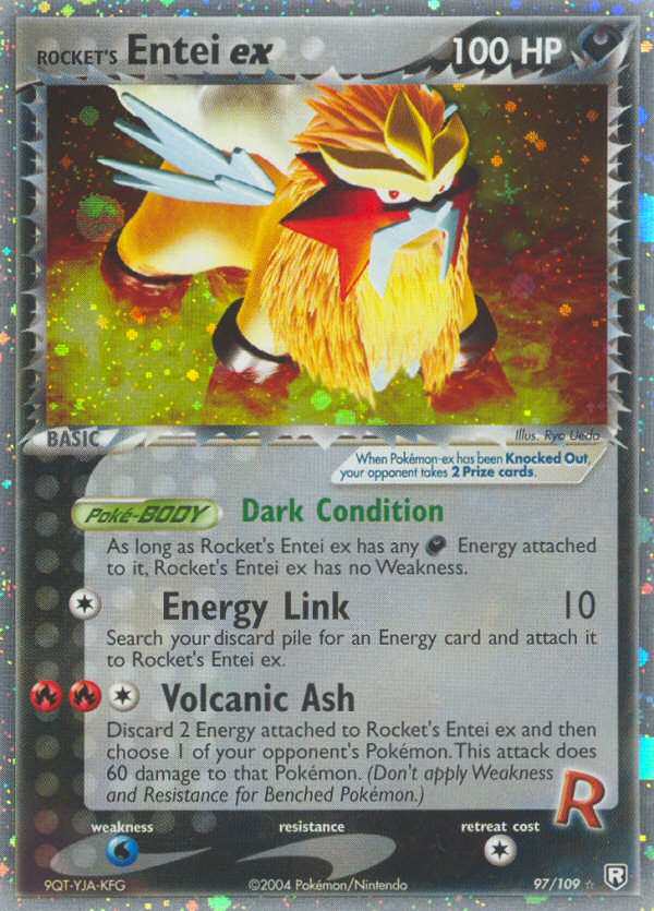 Rocket's Entei ex — Team Rocket Returns #097 / 109