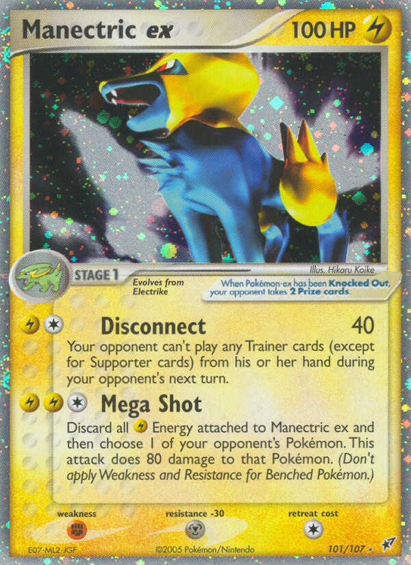 Manectric ex — Deoxys #101 / 107
