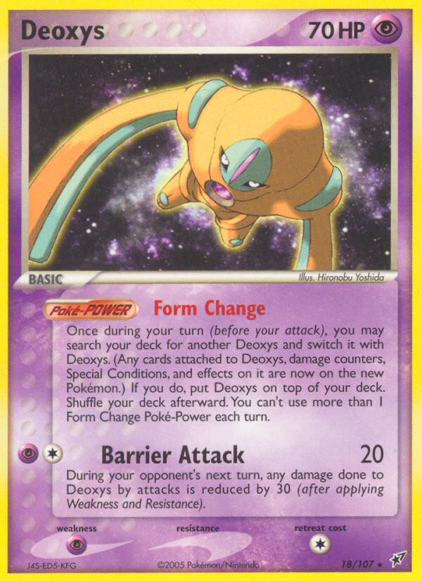 Deoxys — Deoxys #018 / 107