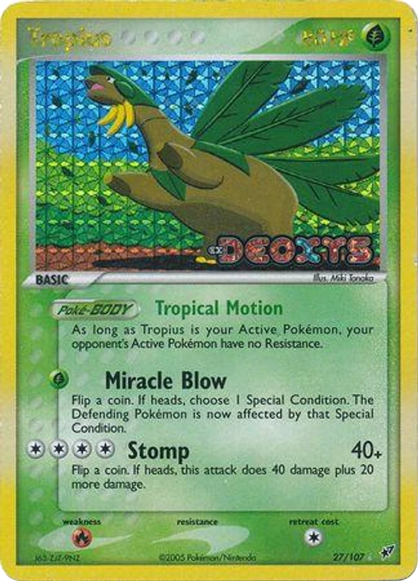 Tropius — Deoxys #027 / 107