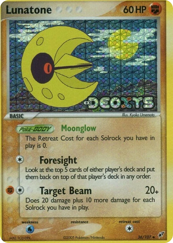 Lunatone — Deoxys #036 / 107